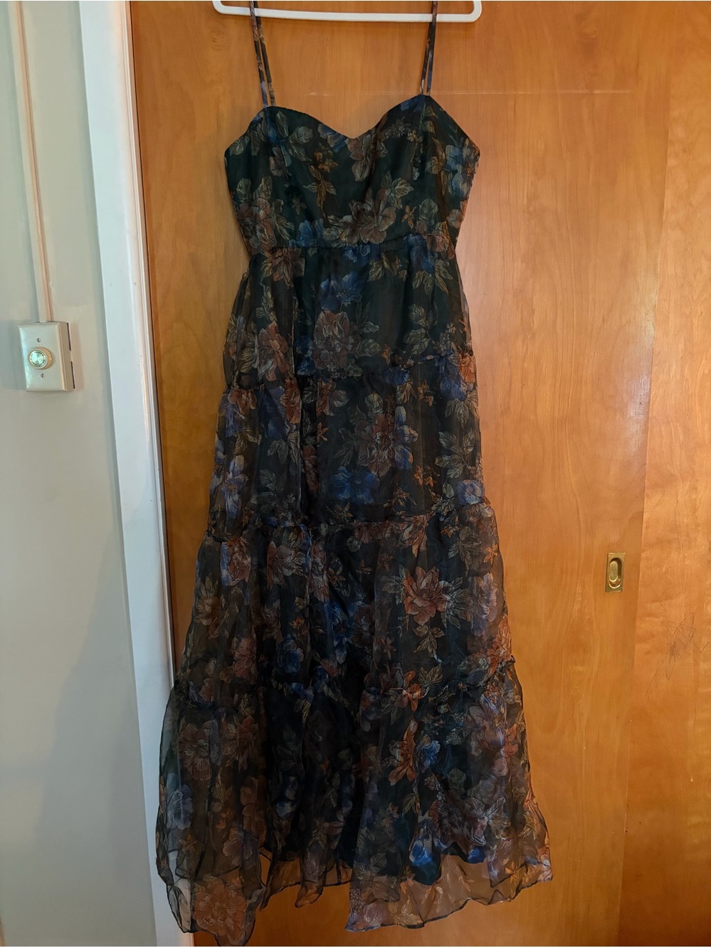 Lulu’s organza dress, green, xl, nwt